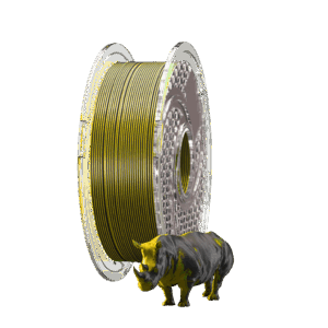 Dual Silk PLA Charred Gold Filament 750g,1.75mm