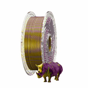 Dual Silk PLA Golden Indigo Filament 750g,1.75mm