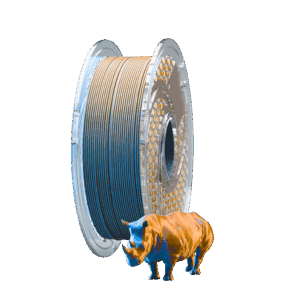 Dual Silk PLA Tropical Sunset Filament 750g,1.75mm