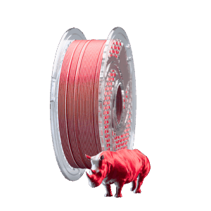 Dual Silk PLA Candy Cane Filament 750g,1.75mm